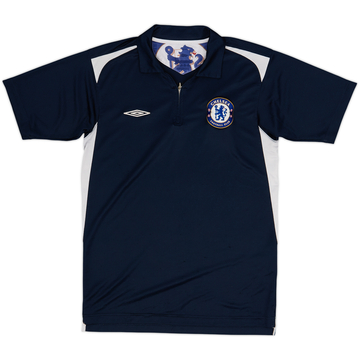 2005-06 Chelsea Umbro 1/4 Zip Polo Shirt - 8/10 - (S)