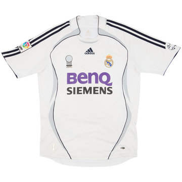 2006-07 Real Madrid Home Shirt - 4/10 - (M)