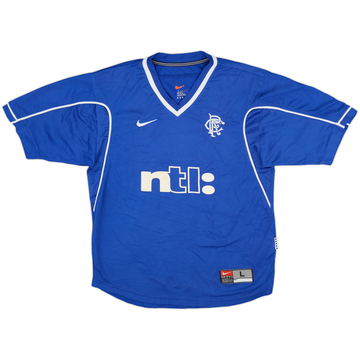 1999-01 Rangers Home Shirt - 7/10 - (L.Boys)