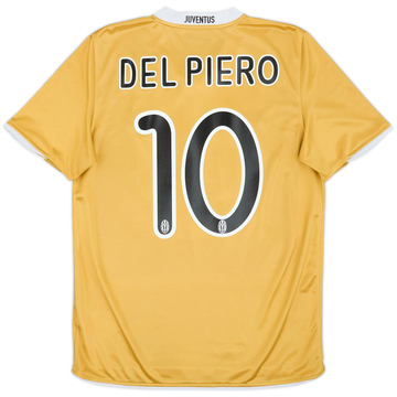 2008-09 Juventus Away Shirt Del Piero #10 - 7/10 - (M)