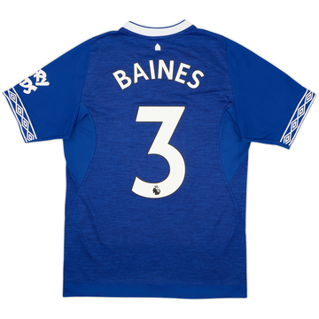 2018-19 Everton Home Shirt Baines #3 - 8/10 - (S)