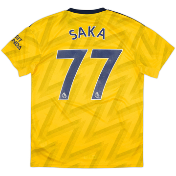 2019-20 Arsenal Away Shirt Saka #77 - 8/10 - (M)