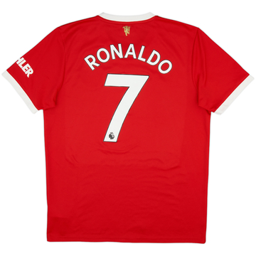 2021-22 Manchester United Home Shirt Ronaldo #7 - 8/10 - (L)