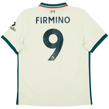 2021-22 Liverpool Authentic Away Shirt Firmino #9 - 9/10 - (L)