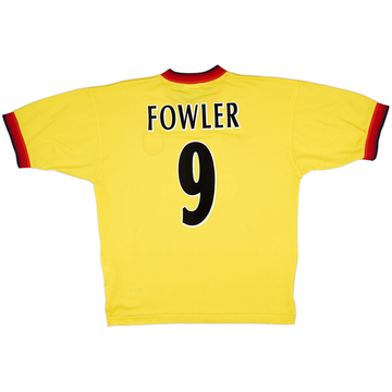1997-99 Liverpool Away Shirt Fowler #9 - 8/10 - (L)
