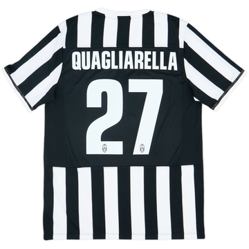 2013-14 Juventus Home Shirt Quagliarella #27 - 9/10 - (L)