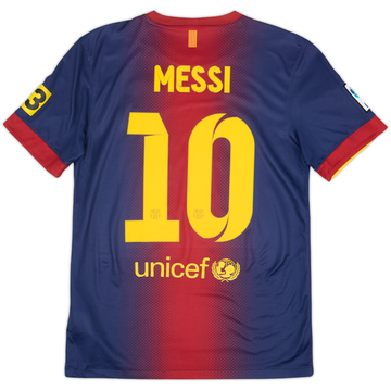 2012-13 Barcelona Home Shirt Messi #10 - 6/10 - (S)