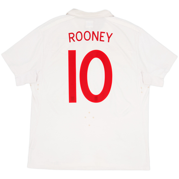 2009-10 England Home Shirt Rooney #10 - 8/10 - (L)