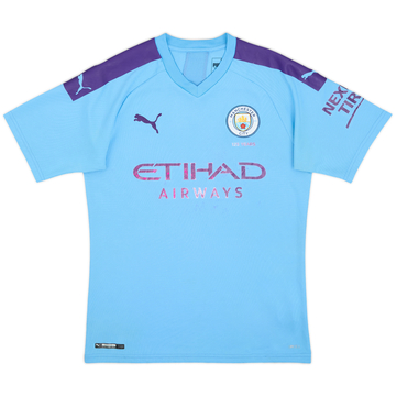 2019-20 Manchester City Home Shirt - 4/10 - (S)
