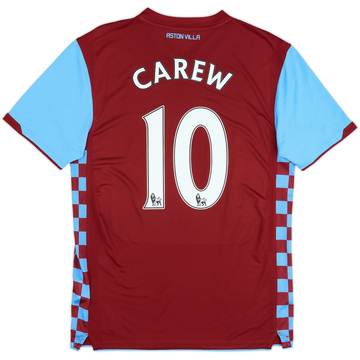 2010-11 Aston Villa Home Shirt Carew #10 - 8/10 - (M)