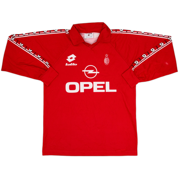 1995-96 AC Milan Lotto Training L/S Shirt - 9/10 - (L)