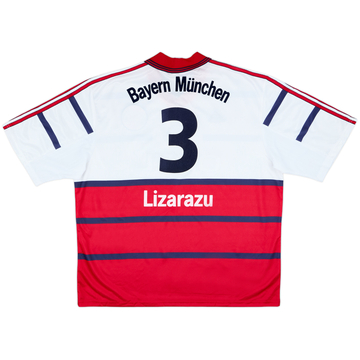 1998-00 Bayern Munich Away Shirt Lizarazu #3 - 9/10 - (XXL)