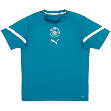 2021-22 Manchester City Puma Training Shirt - 8/10 - (L.Boys)