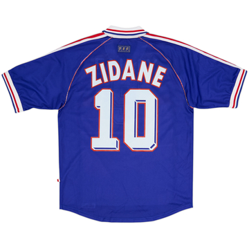 1998-00 France Home Shirt Zidane #10 - 5/10 - (M)