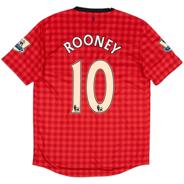 2012-13 Manchester United Home Shirt Rooney #10 - 6/10 - (L)