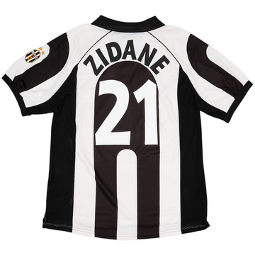 1997-98 Juventus Centenary Home Shirt Zidane #21 - 8/10 - (XL)