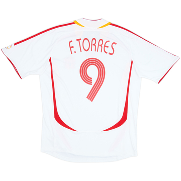 2006-08 Spain Away Shirt F.Torres #9 - 9/10 - (L)