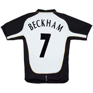 2001-02 Manchester United Centenary Away/Third Shirt Beckham #7 - 6/10 - (M)