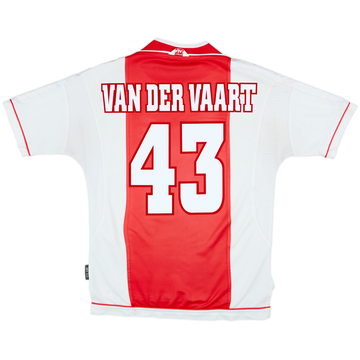 2000-01 Ajax Centenary Home Shirt Van Der Vaart #23 - 6/10 - (Y)