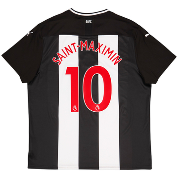 2019-20 Newcastle Home Shirt Saint-Maximin #10 - 8/10 - (XXL)