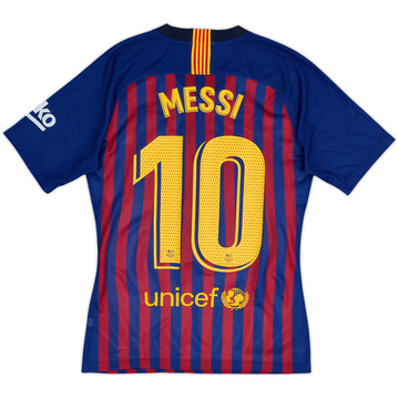 2018-19 Barcelona Authentic Home Shirt Messi #10 - 8/10 - (S)