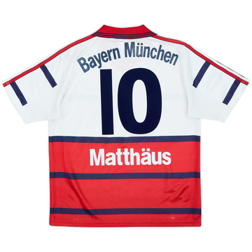 1998-00 Bayern Munich Away Shirt Matthaus #10 - 8/10 - (XL.Boys)