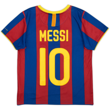 2010-11 Barcelona Home Shirt Messi #10 - 8/10 - (6-7 Years)