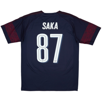 2018-19 Arsenal Away Shirt Saka #87 - 8/10 - (M)