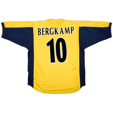 1999-01 Arsenal Away Shirt Bergkamp #10 - 8/10 - (L)