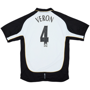2001-02 Manchester United Centenary Away/Third Shirt Veron #4 - 6/10 - (L)