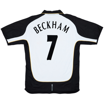 2001-02 Manchester United Centenary Away/Third Shirt Beckham #7 - 8/10 - (L)