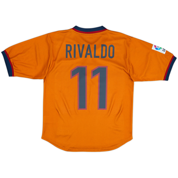1998-00 Barcelona Away Shirt Rivaldo #11 - 7/10 - (S)