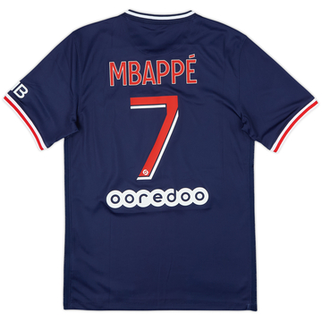 2020-21 Paris Saint-Germain Home Shirt Mbappe #7 - 9/10 - (S)