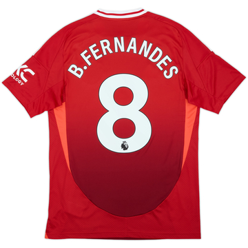2024-25 Manchester United Home Shirt B.Fernandes #8 - 10/10 - (M)