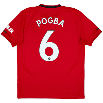 2019-20 Manchester United Home Shirt Pogba #6 - 6/10 - (M)