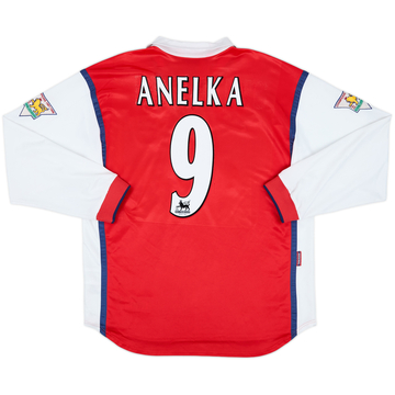 1998-99 Arsenal Home L/S Shirt Anelka #9 - 5/10 - (L)