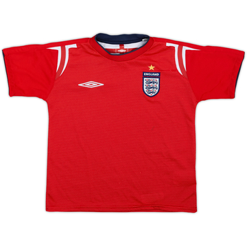 2004-06 England Away Shirt - 9/10 - (4-5 Years)