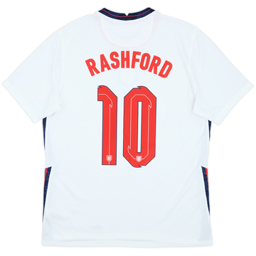 2020-22 England Home Shirt Rashford #10 - 10/10 - (L)