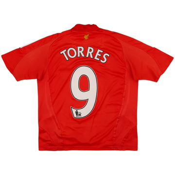 2008-10 Liverpool Home Shirt Torres #9 - 5/10 - (L.Boys)