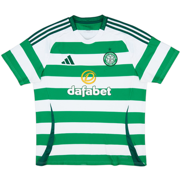 2024-25 Celtic Home Shirt - 8/10 - (XL)