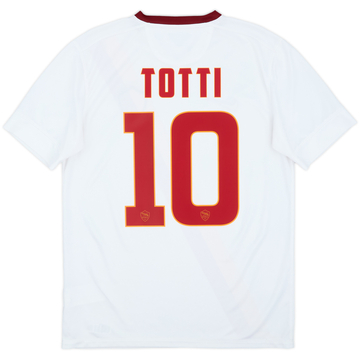 2014-15 Roma Away Shirt Totti #10 - 8/10 - (M)