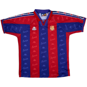 1995-97 Barcelona Home Shirt - 4/10 - (XL)