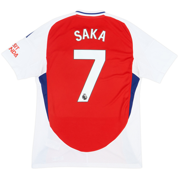 2024-25 Arsenal Home Shirt Saka #7 - 8/10 - (M)