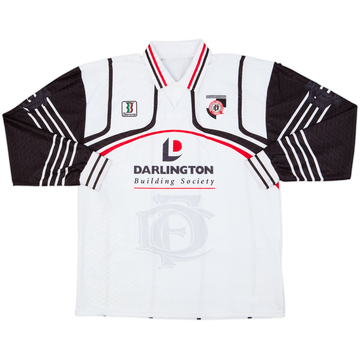 1998-99 Darlington Home L/S Shirt - 9/10 - (M)