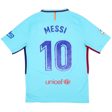2017-18 Barcelona Away Shirt Messi #10 - 7/10 - (M)