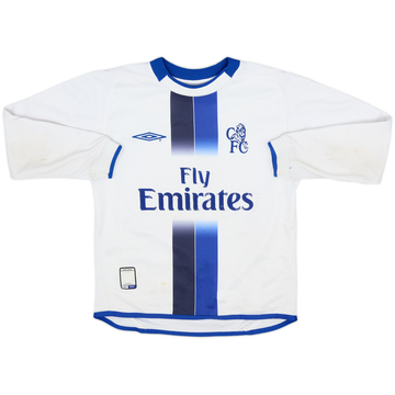 2003-05 Chelsea Away L/S Shirt - 5/10 - (S.Boys)