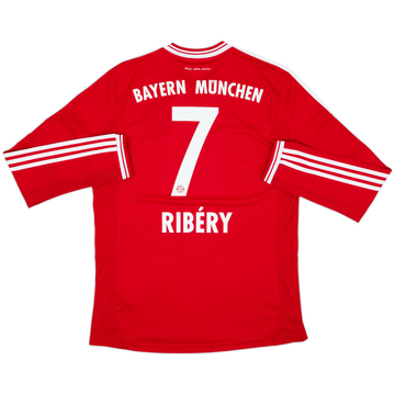 2013-14 Bayern Munich Home L/S Shirt Ribery #7 - 8/10 - (L)