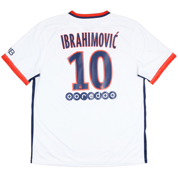 2015-16 Paris Saint-Germain Away Shirt Ibrahimovic #10 - 6/10 - (XL)
