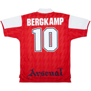 1994-96 Arsenal Home Shirt Bergkamp #10 - 6/10 - (M)