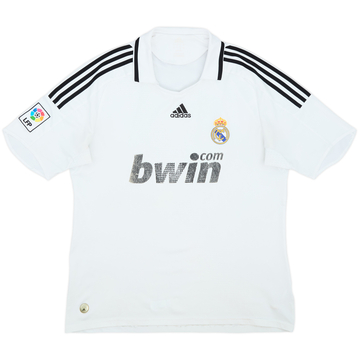 2008-09 Real Madrid Home Shirt - 5/10 - (XL)